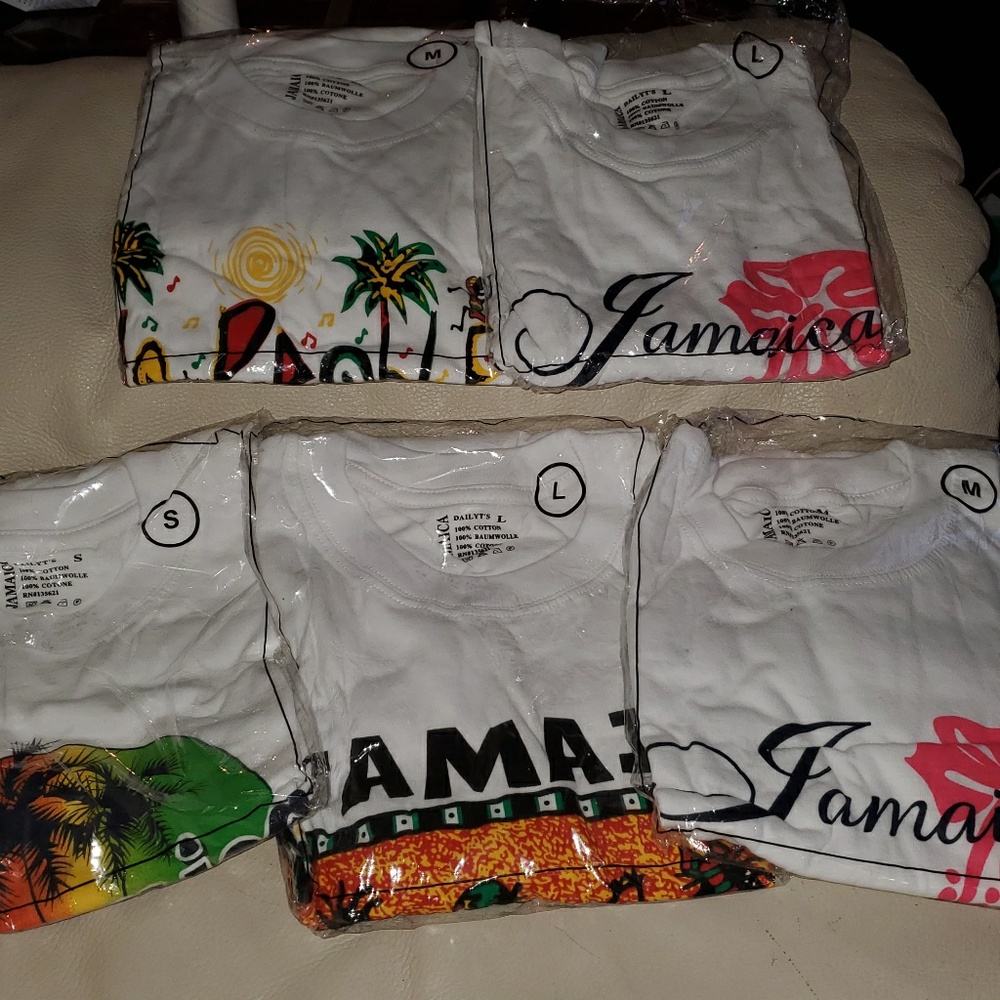 Authentic JAMAICA tshirts!! 3 for $20...